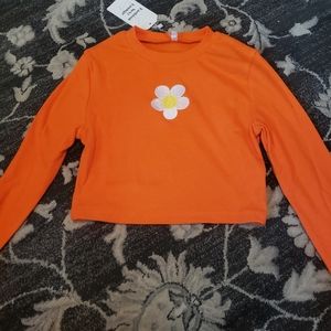 Orange Flower shirt